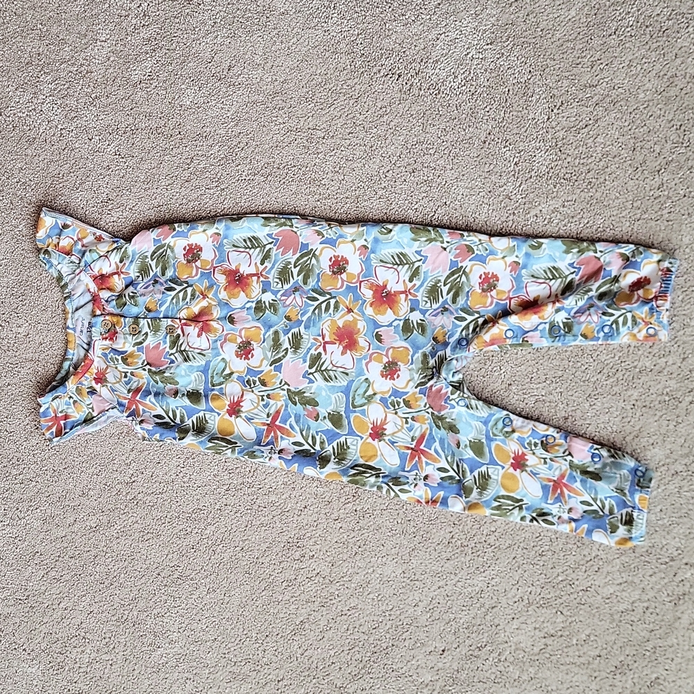 Floral tropical jumpsuit